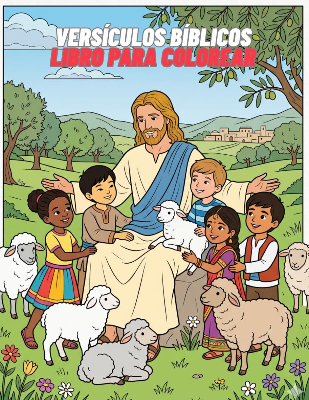 Versículos Bíblicos: Libro para Colorear