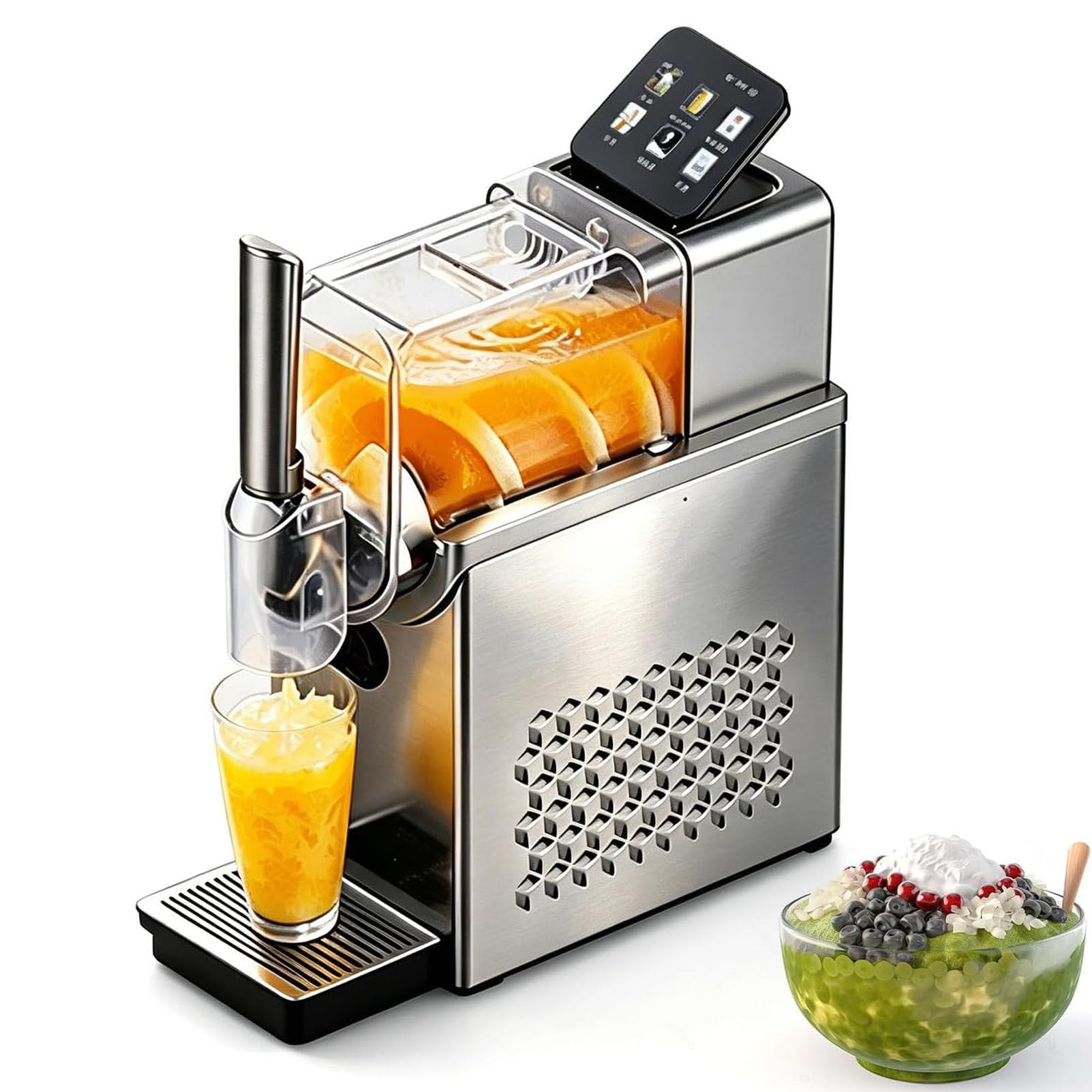 Machine à granités portable (2,3 L) avec corps en acier inoxydable 220V