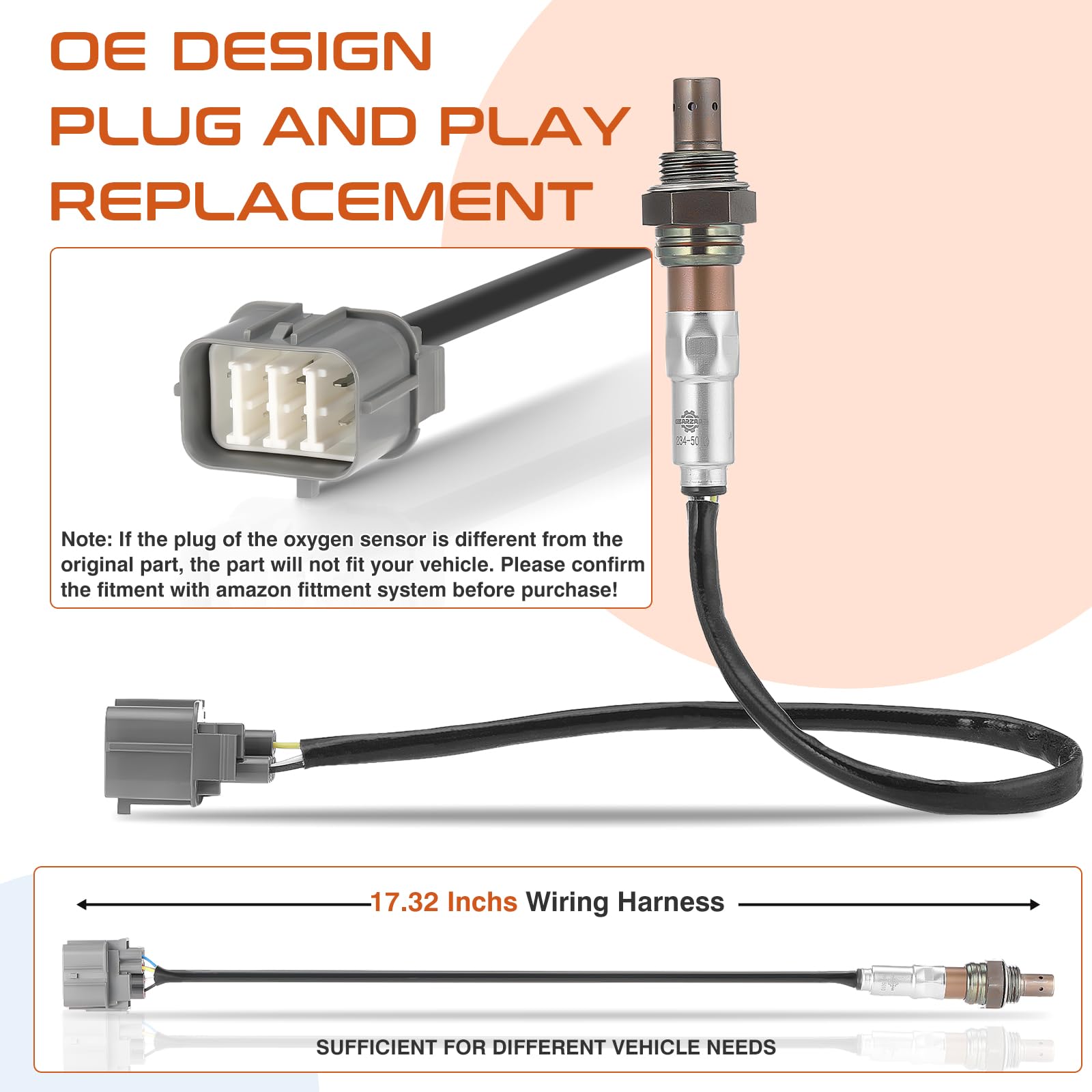 Oxígeno Sensor Aire Combustible Relación Aguas Arriba O2 Sensor 22693-1JA0A Para Coche Unique Bargains Automotive Oxygen Sensor Relays