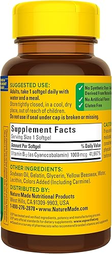 Miniatura 8 de Nature-Made vitamina B12 1000 mcg 2732 1 1