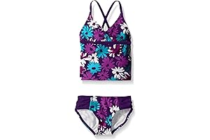 Kanu Baby-Girls Candy Beach Sport 2-Piece Tankini Bathing Suit Drying Rack