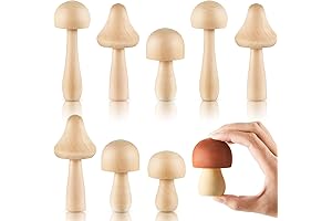 Unleash Your Creativity with These Unfinished Wooden Mushrooms