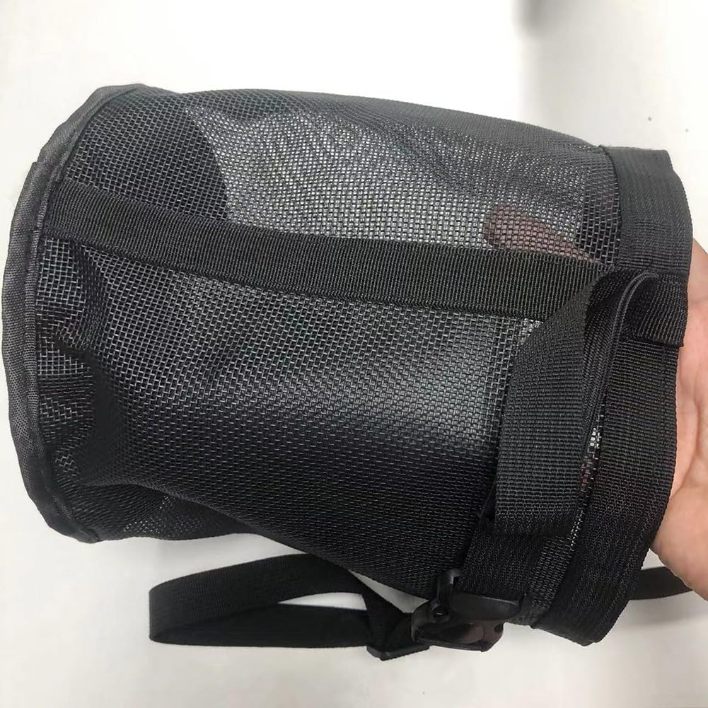 Sac d'alimentation pour cheval étanche style muselière confortable avec poignées de transport facile (S)