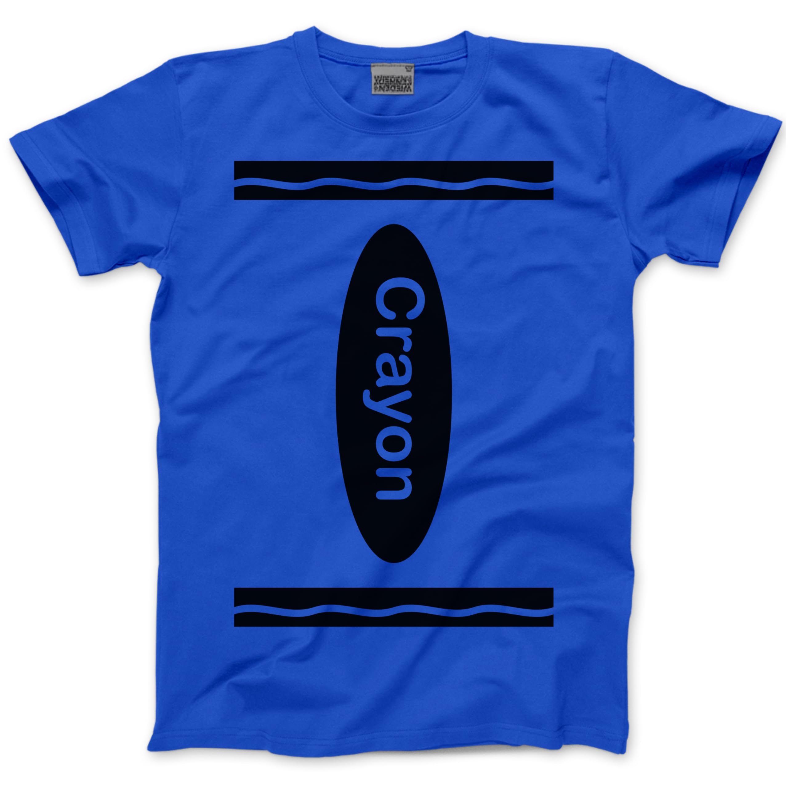 Group Costume Outfit - Crayon Tshirt Matching Tees Halloween Top C Fancy Dress Party Team Tops Colours T-Shirt - 4XL Blue — image 1
