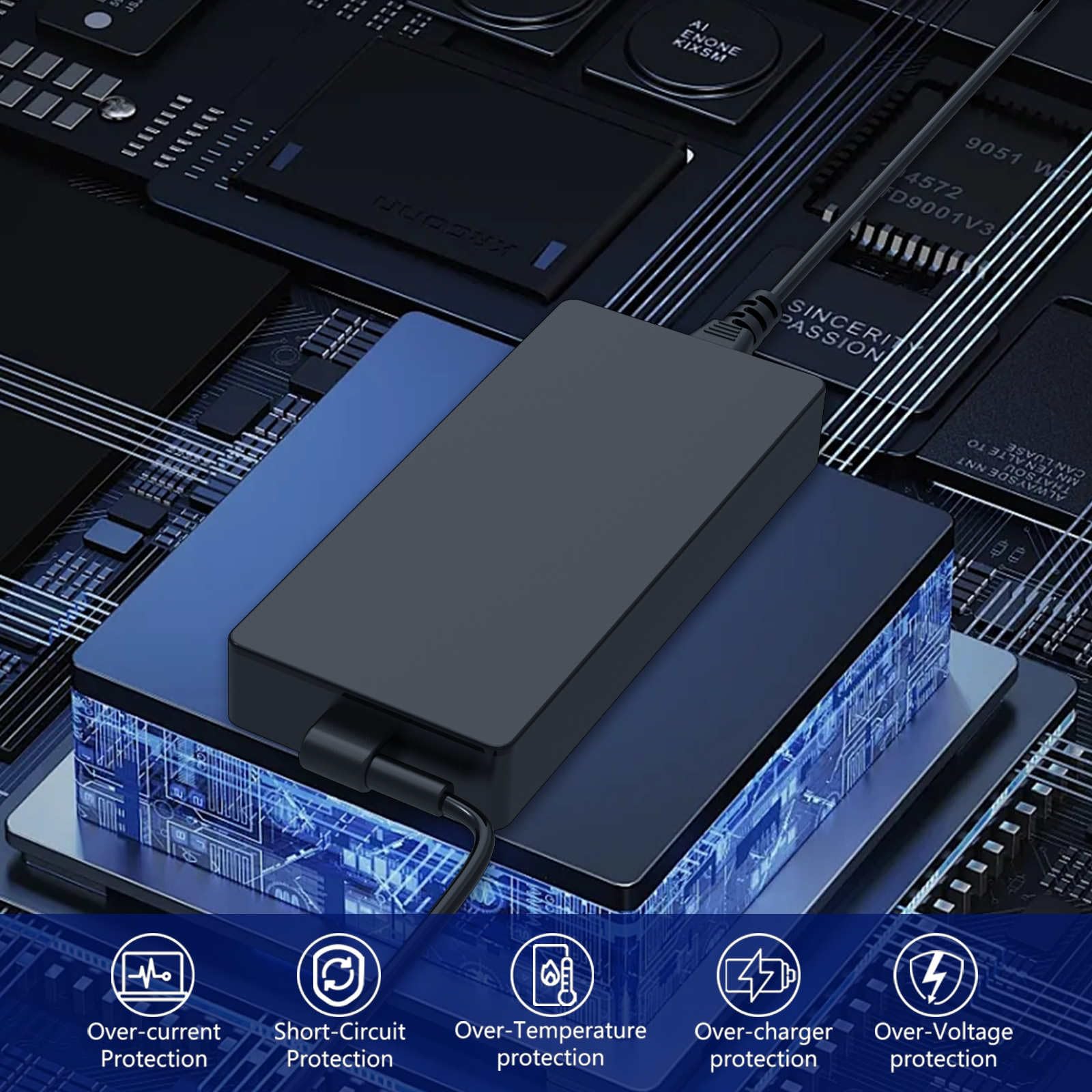 Zasilacz AC Slim 330 W do Asus ROG Strix Scar 16 17 18 G18 G634JY G634JZ G733PZ G733PY G733 G733CX G814JZ G814JI G834JY Zephyrus Duo 16 GX6500 0 PZ GX650 PY A22-330P1A