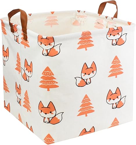 BOOHIT Caja de almacenamiento cuadrada, cesta organizadora de almacenamiento plegable de tela de lona, caja de almacenamiento impermeable de BOOHIT Caja de almacenamiento cuadrada, cesta organizadora de almacenamiento plegable de tela de lona, caja de almacenamiento impermeable de