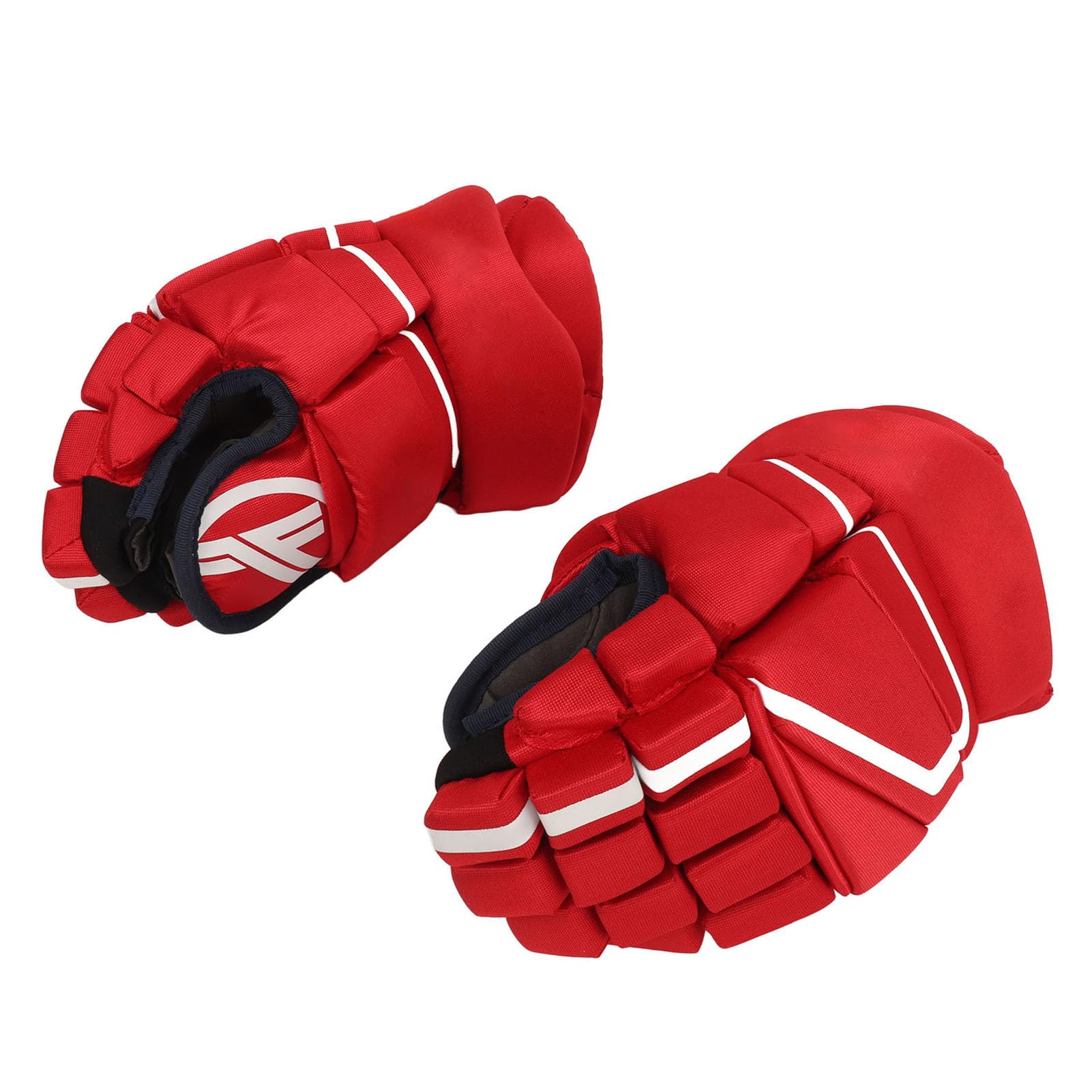 1 Paire de Gants de Hockey sur Glace Rouge Protection des Mains Adulte Gants de Hockey sur Glace pour Le Patinage à roulettes