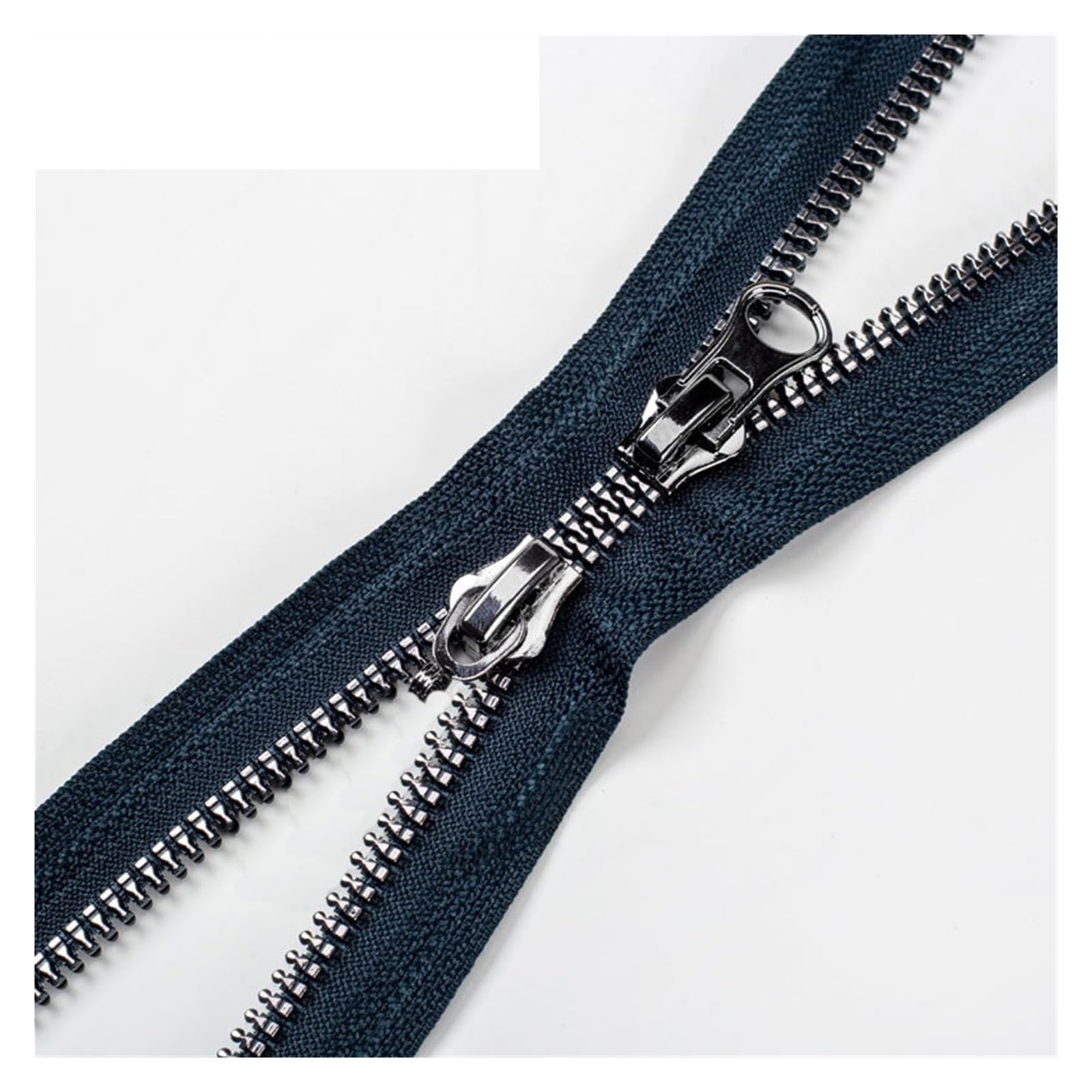 cerniere, cerniera di ricambio two way zip，zip for jacket，heavy duty zip，Two Way Zip Double Sliders Open End Two-way Zip for Bag Jacket Clothes DIY Decorative Sewing Repair Accessories Heavyweight(Dar