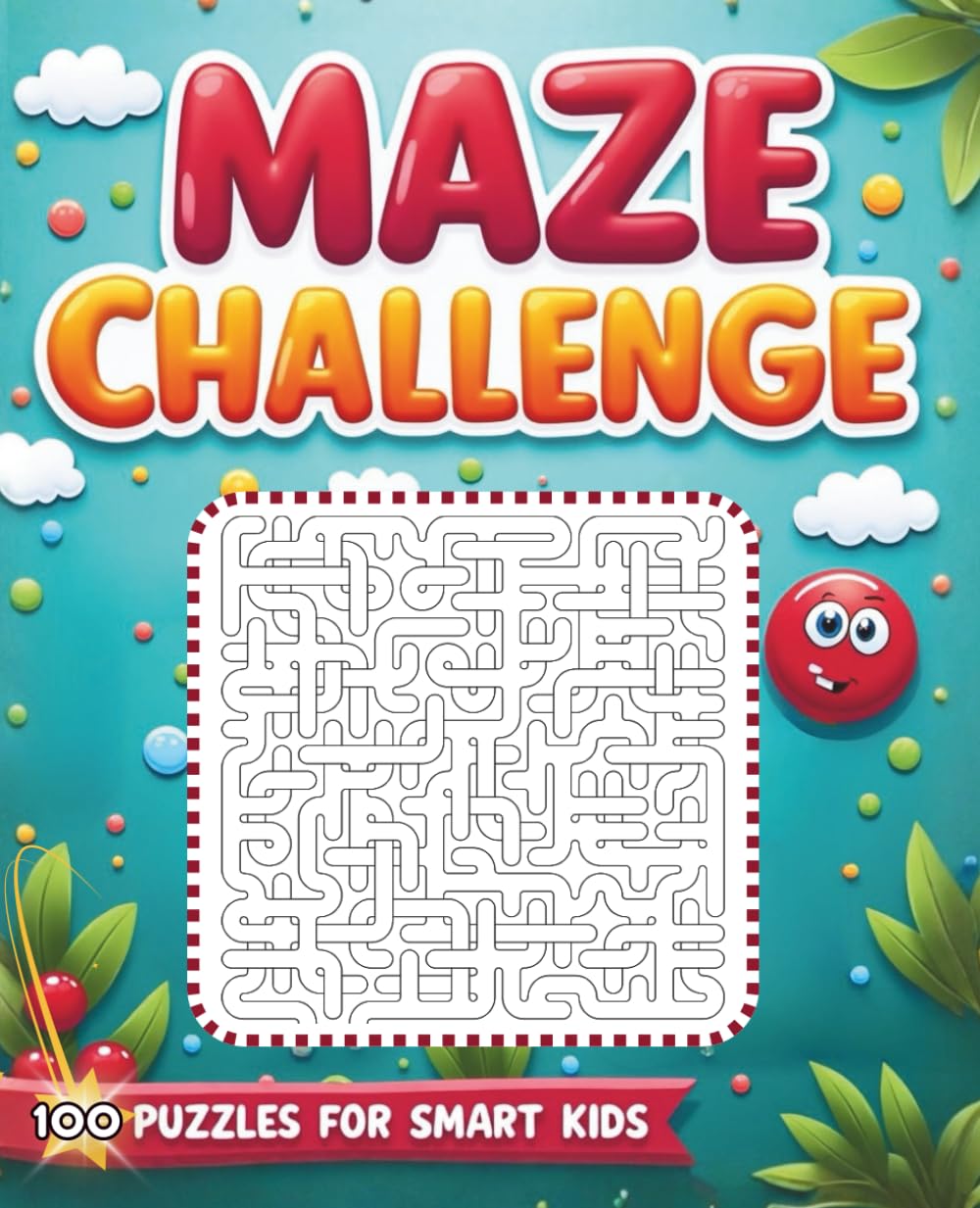 Challenging Mazes for Kids: 100 Puzzles for Smart Kids: A Fun Maze Activity Book for Ages 6-12 with hours of screen-free brain-boosting challenges ...