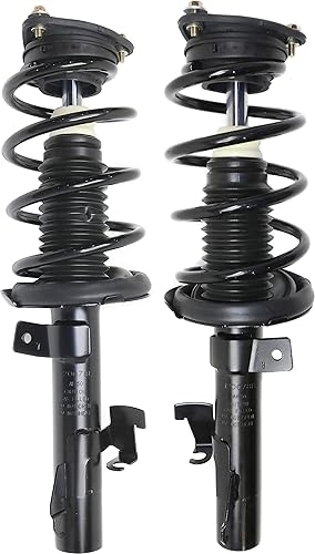 Garage-Pro Juego de 2 amortiguadores delanteros completos de amortiguadores y resortes helicoidales de repuesto para Mazda 3 2004-2013 para el lado