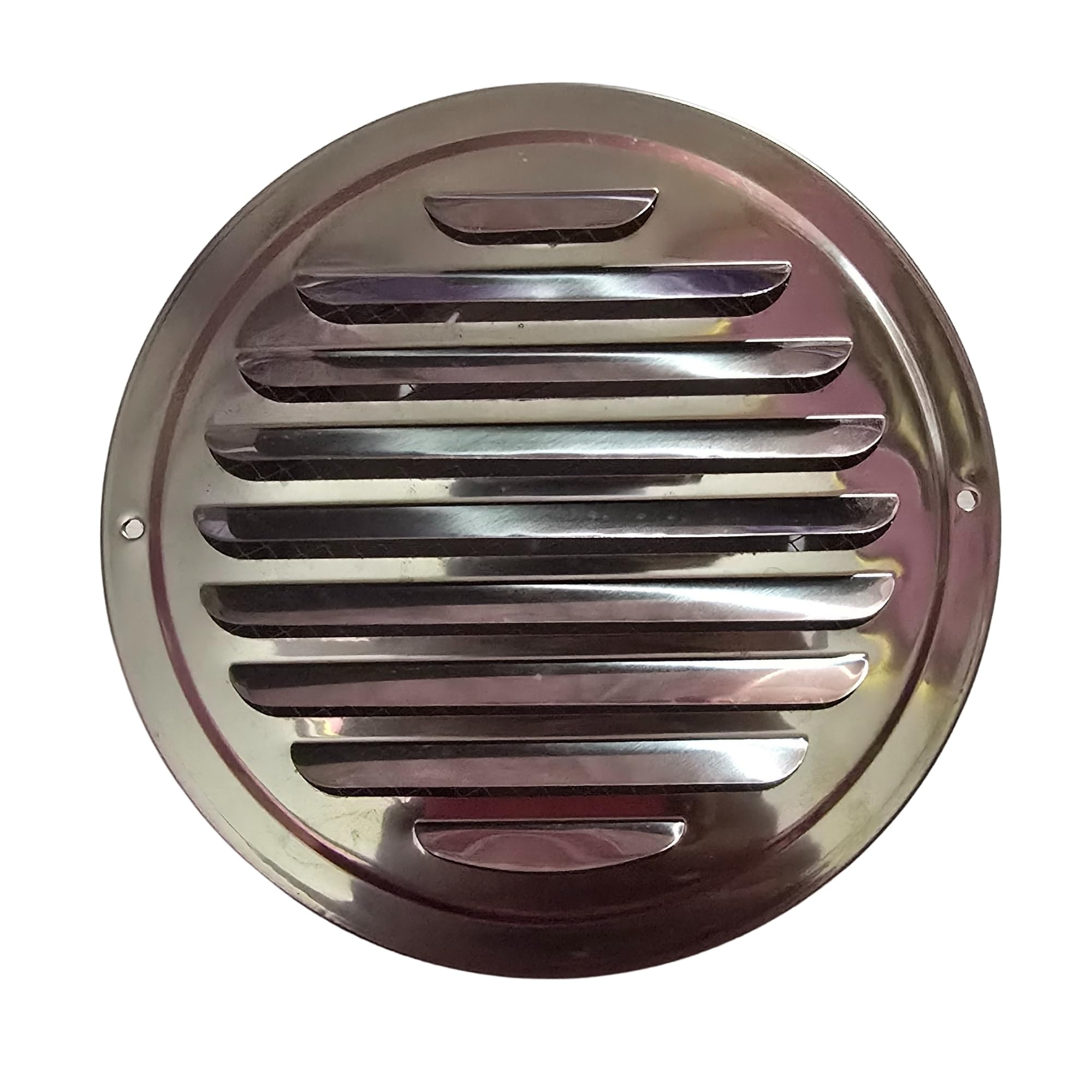 Stainless Steel Cowl Cover for Chimney/Exhaust/Vent Pipe/Anti-Pest Rain Hat Guard Cap for Duct Outlet/Air Vent Cap/Fan Duct Cover for Kitchen/Bathroom (Steel Round, 4 Inch)