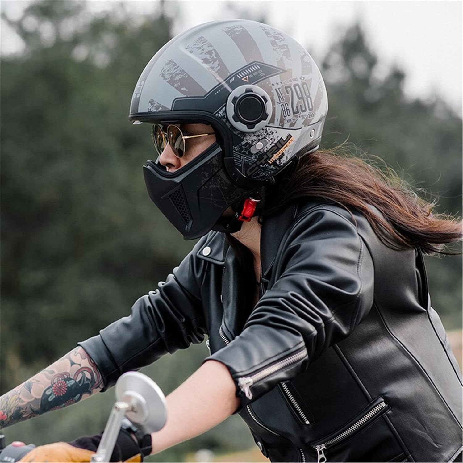 国内初の直営店 バイクルネットHebo Zone 5 Air Line Open Face Helmet