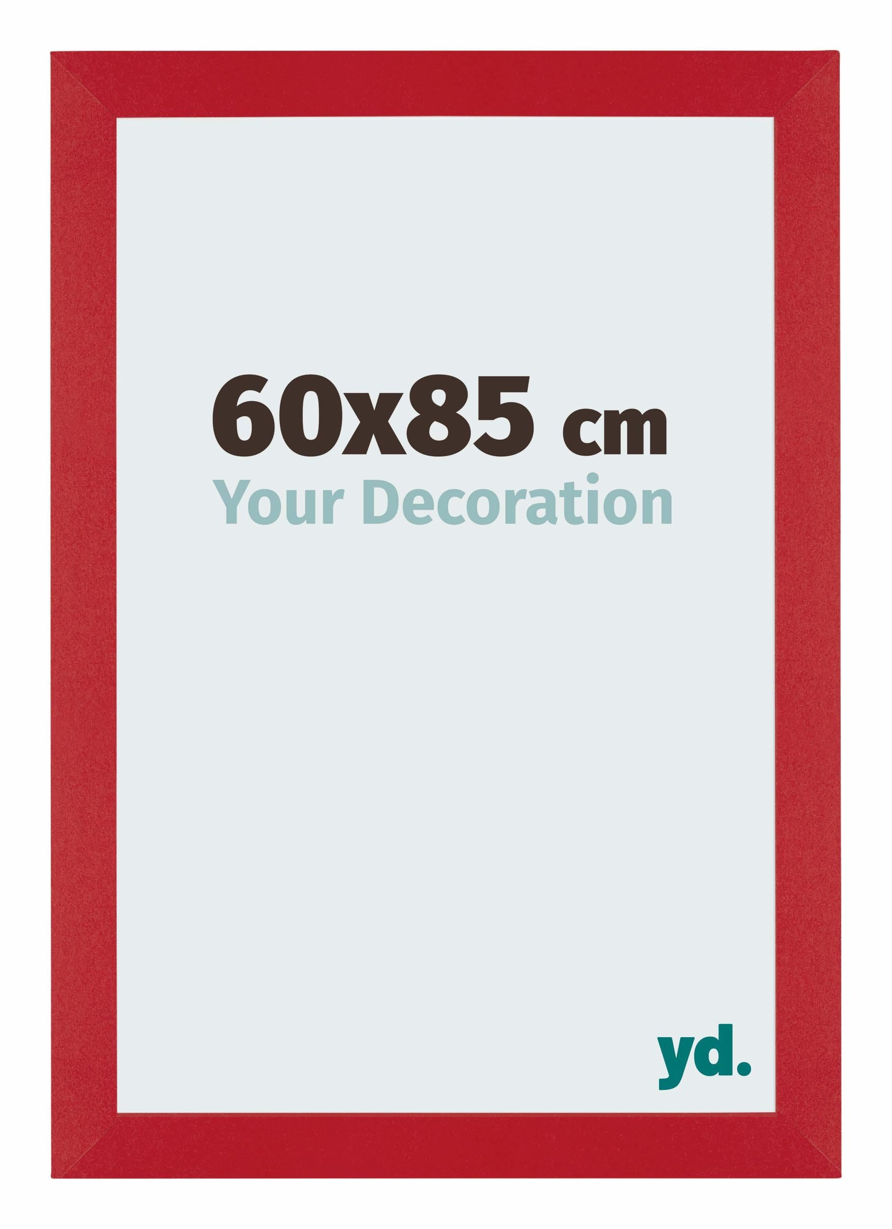Your Decoration - Puzzle frame 60x85 - Red - Puzzle frame 1500-2000 Pieces - MDF Photoframe - Mura