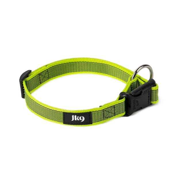 Julius-K9 Collar Color & Gray, 25 mm (39-65 cm), Neón-Gris