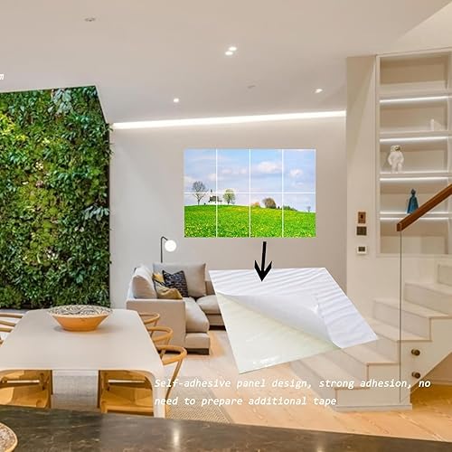 Miniatura 3 de Paneles acústicos artísticos, 8 piezas de arte de pared que absorben el sonido, arte de pared acústico, paneles acústicos absorbentes de sonido,