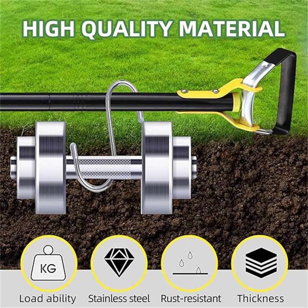Zappe for Attrezzi Da Giardino, Manico Lungo Resistente All'aperto Hula Scuffle Zappe for Diserbo Giardinaggio Zappe A Staffa for Allentare Il Terreno ( Dimensione : Length 227cm )