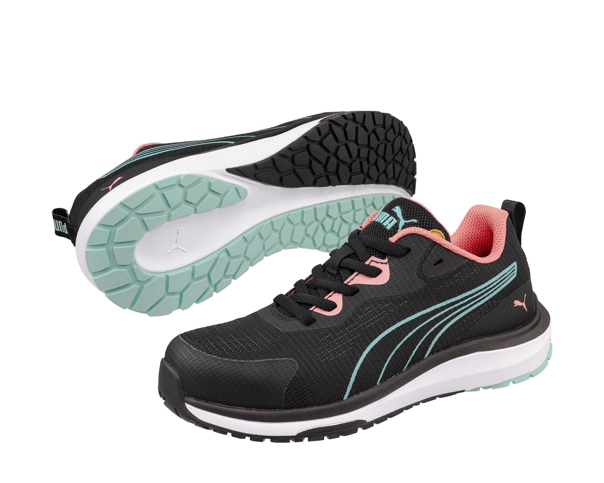 Puma Sicherheitsschuhe Celerity Low S1PS ESD Damen Schutzkappe Rutschhemmend Blau Größe 42