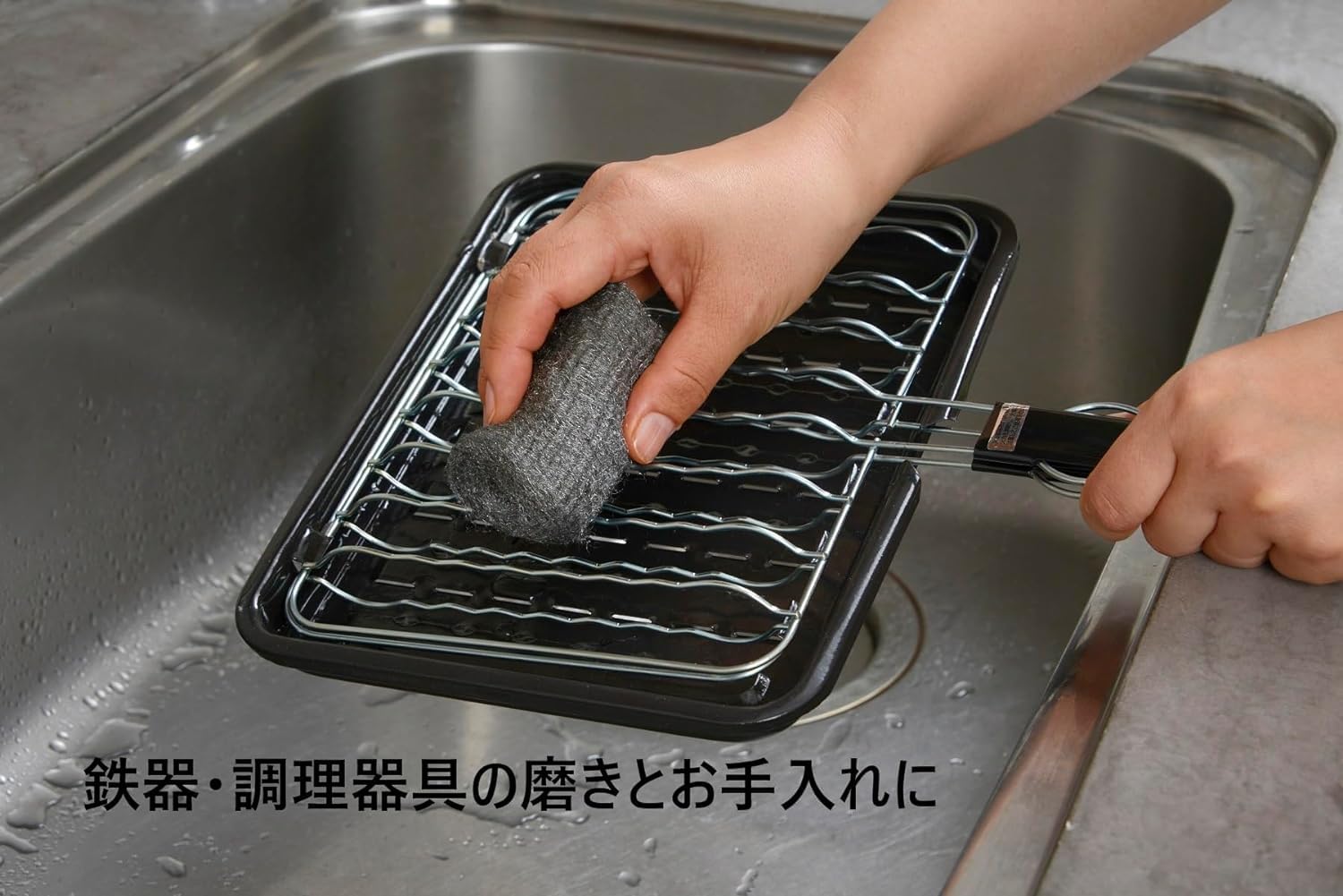 Bonster B-061 Gold Scourer Roll Pad, 36 Pieces, Soft Special Steel, Quickly Removes Oil Stain and Spikes