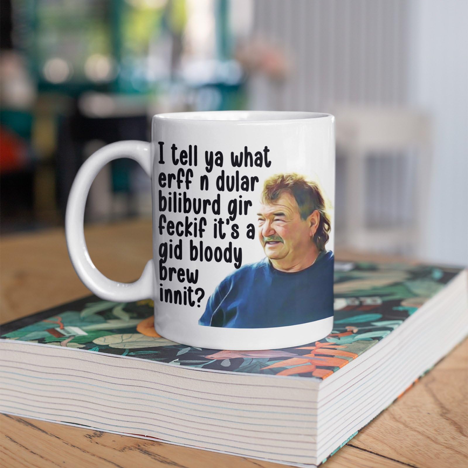 McMug - Gerald Cooper - I Tell Ya What - GID Bloody Brew - Farm Mug, Ceramic, 11fl.oz, White, Medium - Image 2
