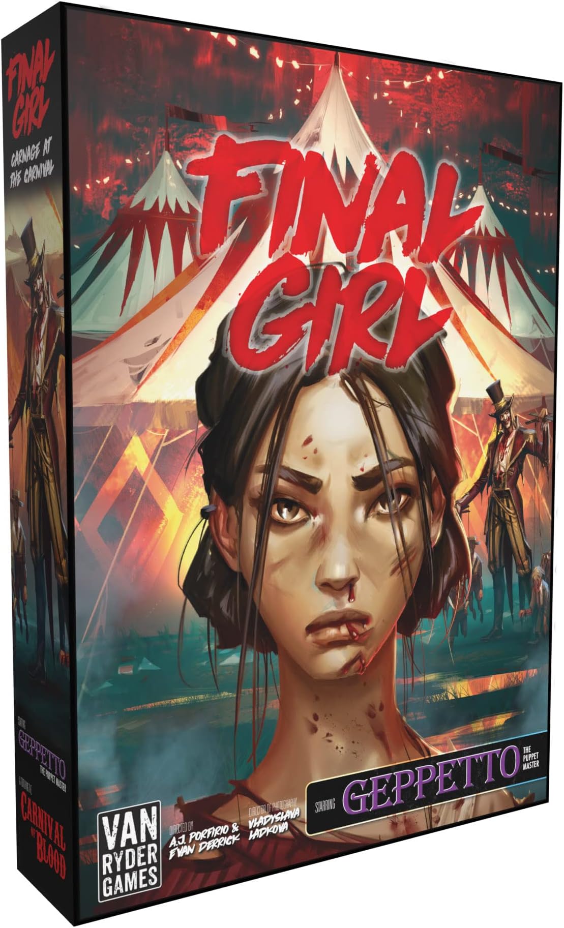 Van Ryder Games - Horror Board Game - Final Girl, Carnage at The Carnival, Feature Film Box, Core Box Required, 1 Player, 20-60 Min Gameplay, Ages 14+