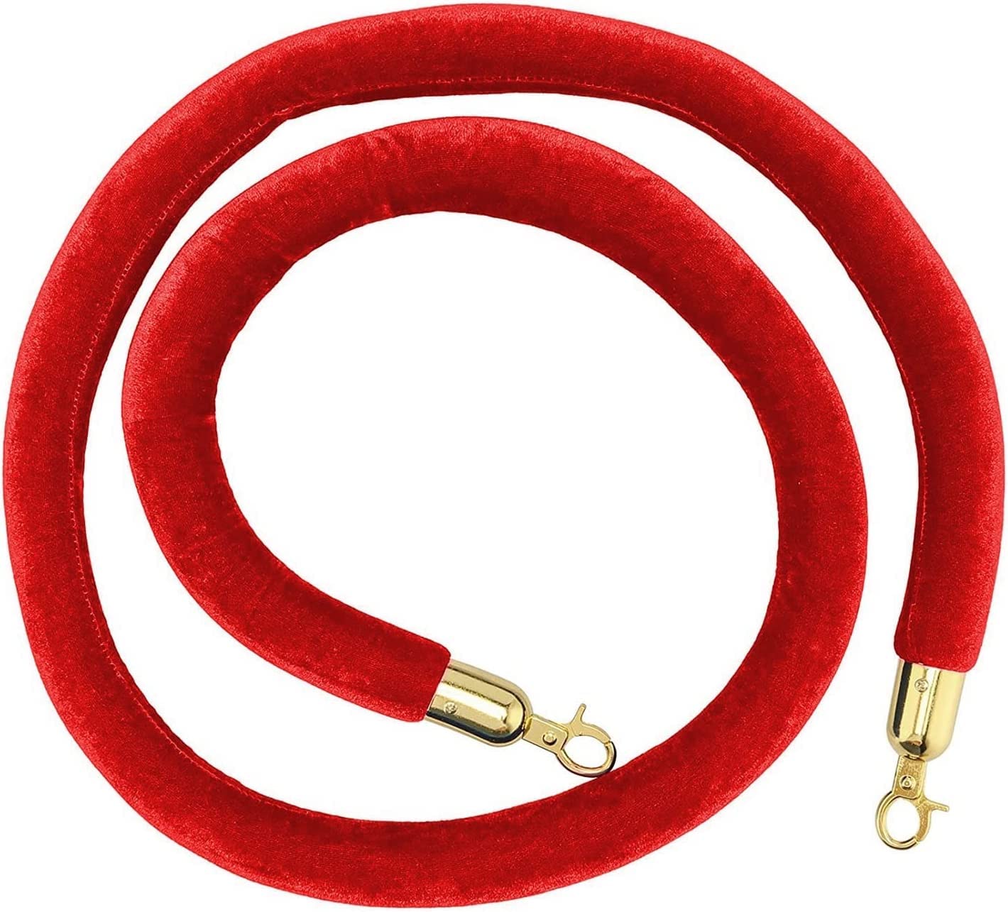 Corde de sécurité velours rouge pour contrôle des foules et poteau de guidage