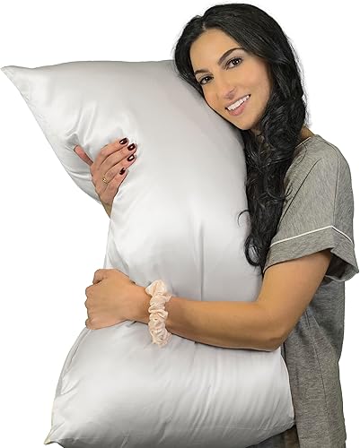 Miniatura 5 de Mulberry Park - Funda de almohada de seda de 30 Momme, funda de almohada de seda pura para cabello y piel, funda de almohada de seda real de morera