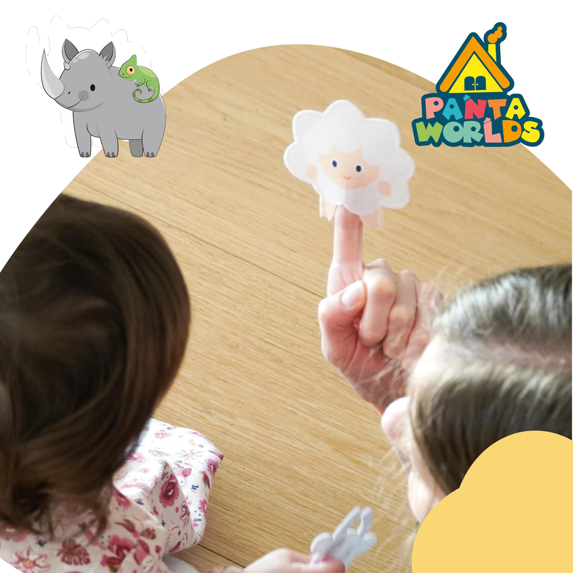 Pantaworlds | Libro Montessori Interattivo per Bambini 0-1-2-3-4-5 Anni My Farm Day, Quiet Book in Feltro, Libro Sensoriale, Gioco Educativo | Idea Regalo Bambini | Certificato CE | Fattoria