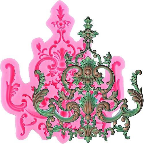 Moldes barrocos de silicona para fondant, molde de chocolate de caramelo para decoración de tartas, decoración de cupcakes, pasta de goma de disponible en Yaxa Costa Rica