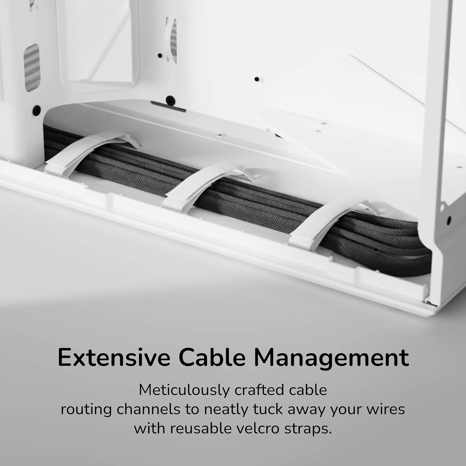 Hyte Y70 Upgraded Modern Aesthetic Dual Chamber Panoramic Tempered Glass Mid-Tower ATX Computer Gaming Case with PCIE 4.0 Riser Cable Included, Snow White (CS-HYTE-Y70-WW)