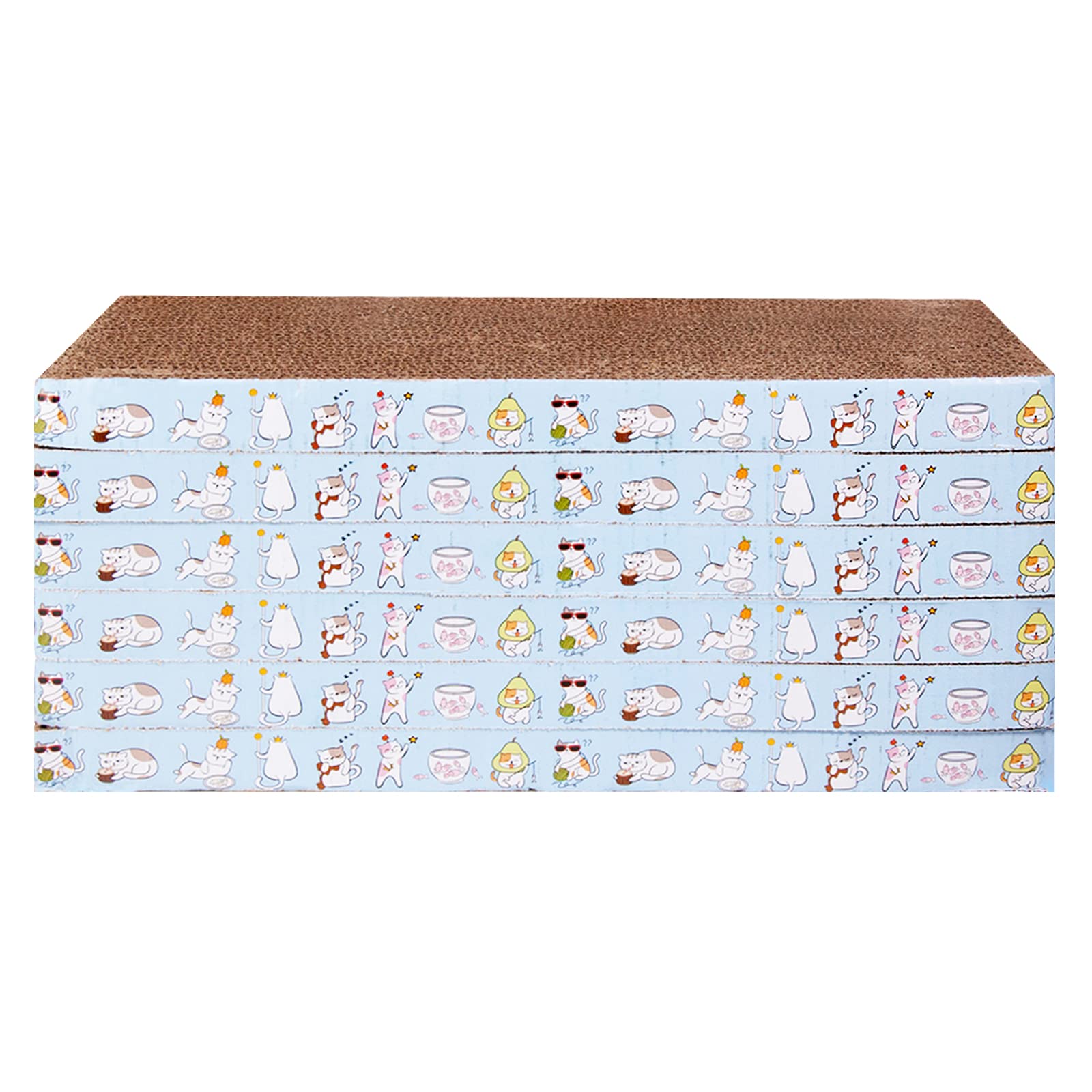 Engelalike 6 Packs Cardboard cat Scratcher