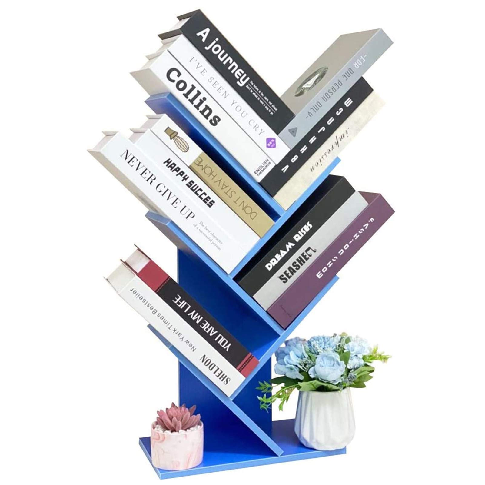 Buy Bookshelf,U HOOME Bamboo Tree Book shelf Book Rack Display Storage