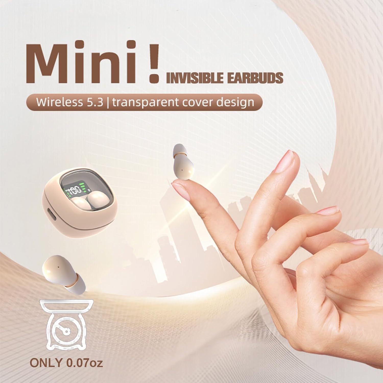 Smallest Wireless Bluetooth Invisible Earbuds - Low Profile, Micro, Discreet Mini Earbuds for Small Ear Canals - Spy Earpiece - Image 2