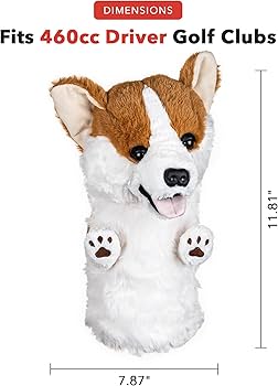 Amazon.co.jp: (NA, Brown) - Daphne's Corgi Novelty Golf Driver