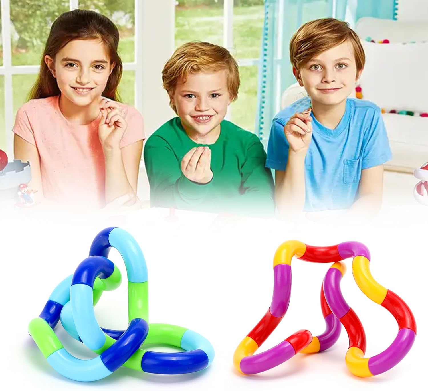 24 PCS Fidget Toy Packs Gifts for Kids Adult Boys Girls Toys Stress Relief Anxiety Relief Classroom (24 Packs)