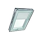 Roto Original Venetian Blind ZJA Roof Window Guide Rail Silver Aluminium Blind Roof Windows Series Designo R6/R8, i8 and Classic K 64/84 Size 094/098 | 09/09 Colour White