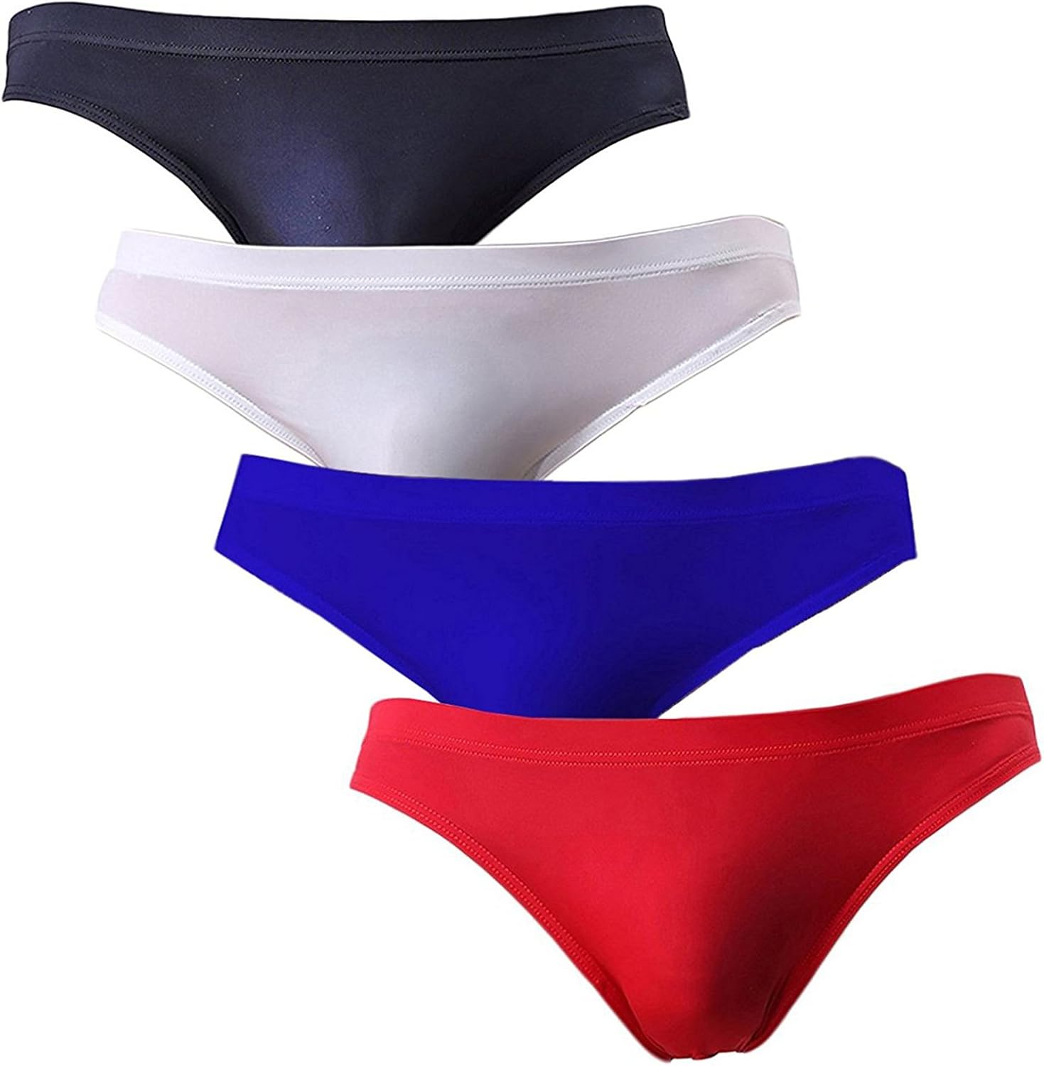 WINDAY Men Briefs Breathable Ice Silk Triangle Bikinis and Briefs N04