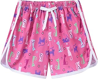 Pantalones deportivos para niños, pantalones cortos de playa, con capucha y estampado floral
