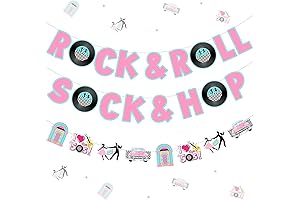 Sock Hop Rock and Roll Party Garland