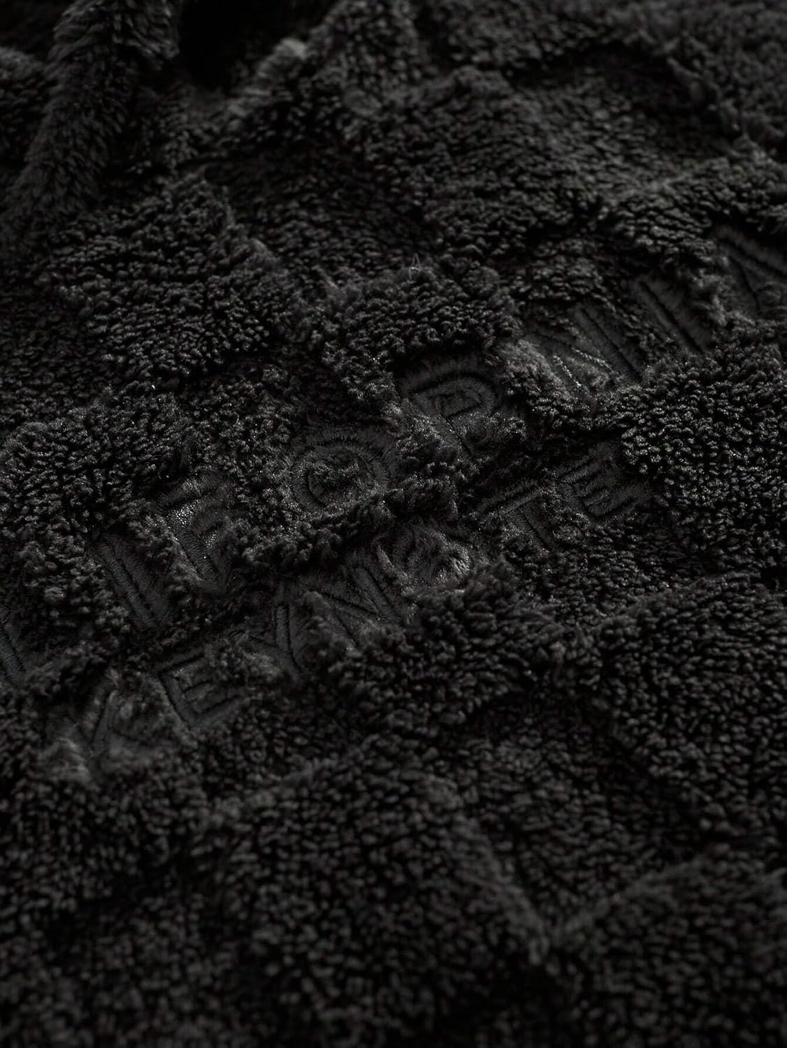 ZAFUL Men's Fuzzy Pocket Hoodie Sweatshirt Faux Fur Fleece Hooded Winter Casual Clothes For Everyday Wear