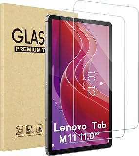 Screen Protector 2 Pack for Lenovo M11, Super Thin, Anti Scratches finger pritns & Blue Light, Easy to Put on