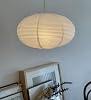 White Round Paper Lantern 16”, Chinese Japanese Pendant Hanging Lamp Shade Easy to Assemble White-16inch-2PCS