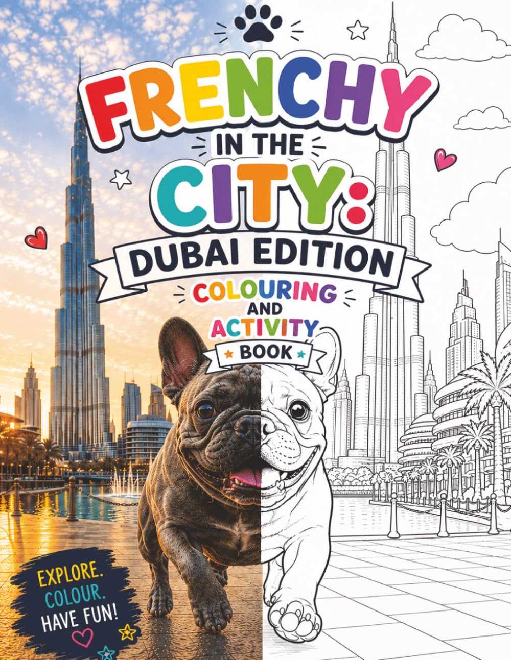 Frenchy in The City: Dubai Edition Colouring and Activity Book