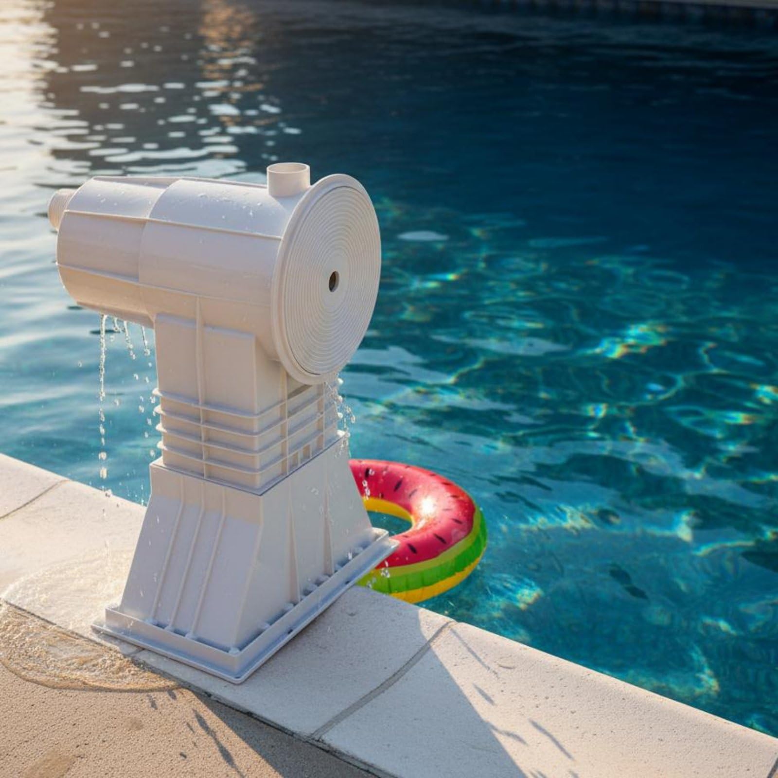 Skimmer de Piscina Muro Skimmer Filtro Depurador Desnatador con Canastilla Desmontable Material Resistente para Recoger Hojas y Espuma Adecuado para, Color to 3