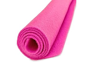 Hot Pink Premium Acrylic Felt Craft Sheet