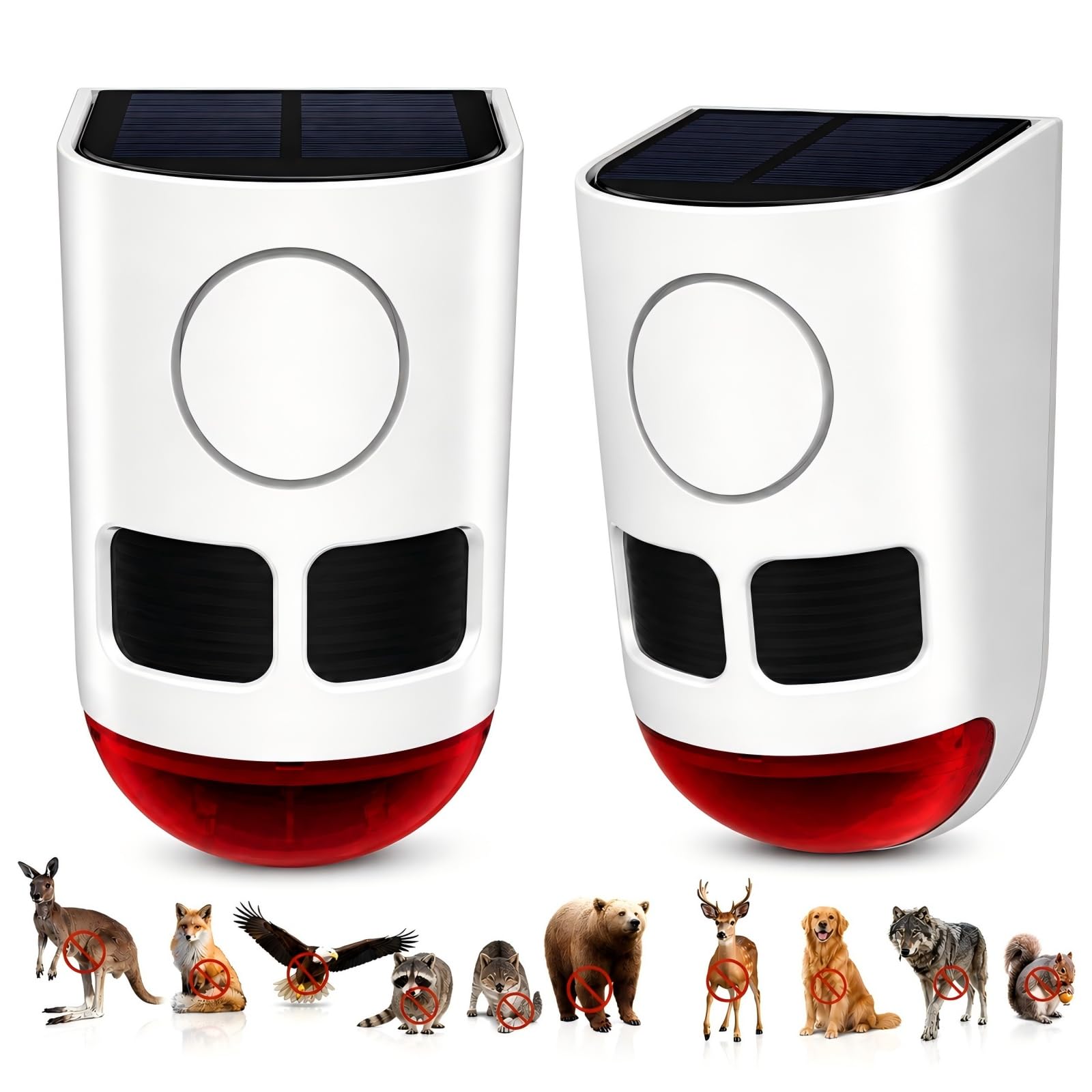 ChunHee Solar Motion Sensor Alarm 2-Pack