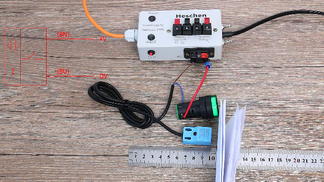 Square Inductive Proximity Sensor Switch Unshielded Type PL-05Y1