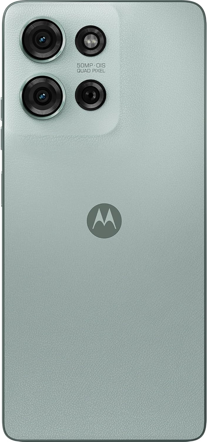 Motorola Moto G75 Dual-SIM 256GB ROM + 8GB RAM (GSM Only | No CDMA) Factory Unlocked 5G Smartphone (Succulent Green) - International Version