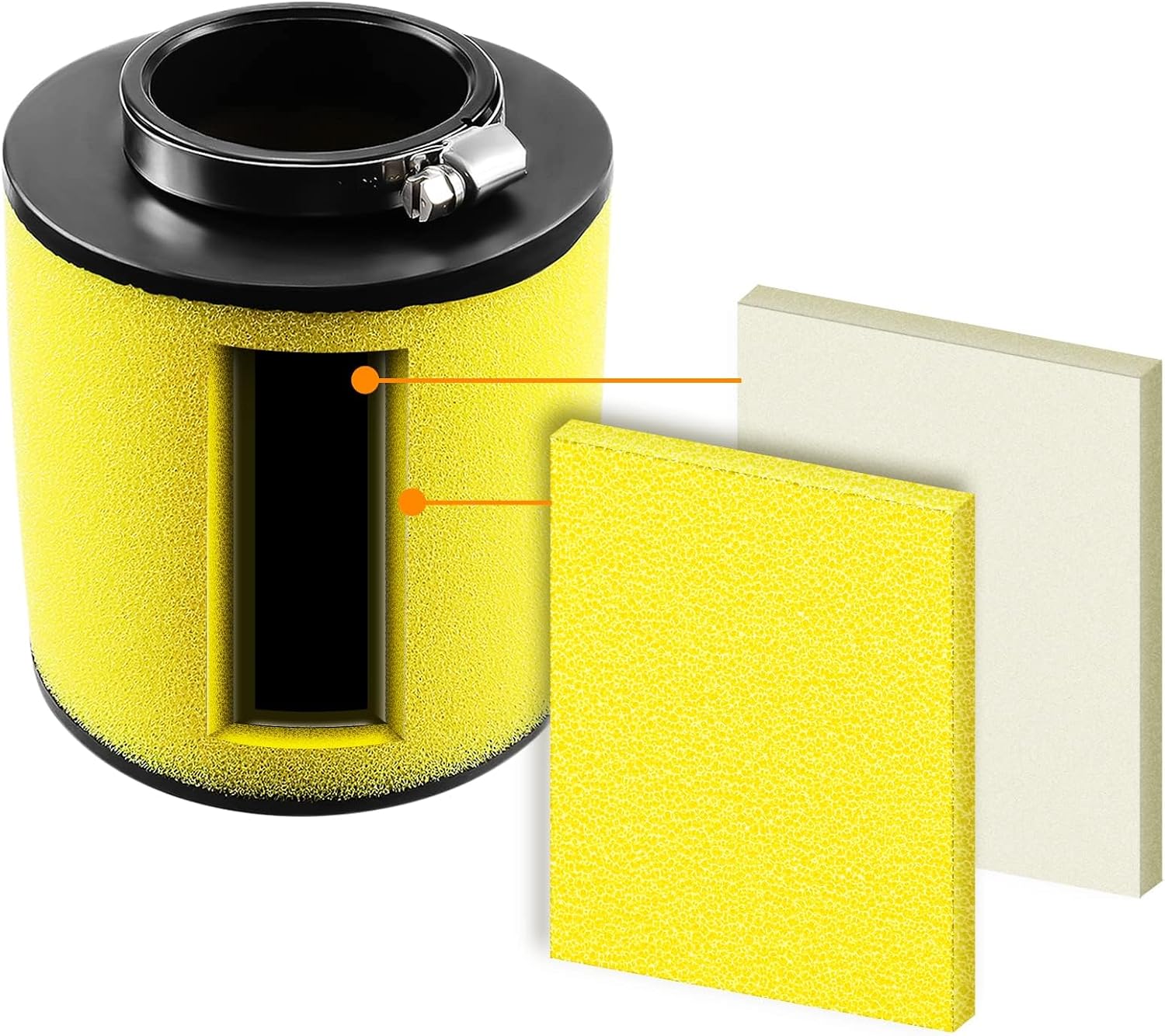 Recon 250 17254-HM8-000 Air Filter for Honda Recon 250 TRX250TE TRX250TM Sportrax TRX250EX TRX250X ATV