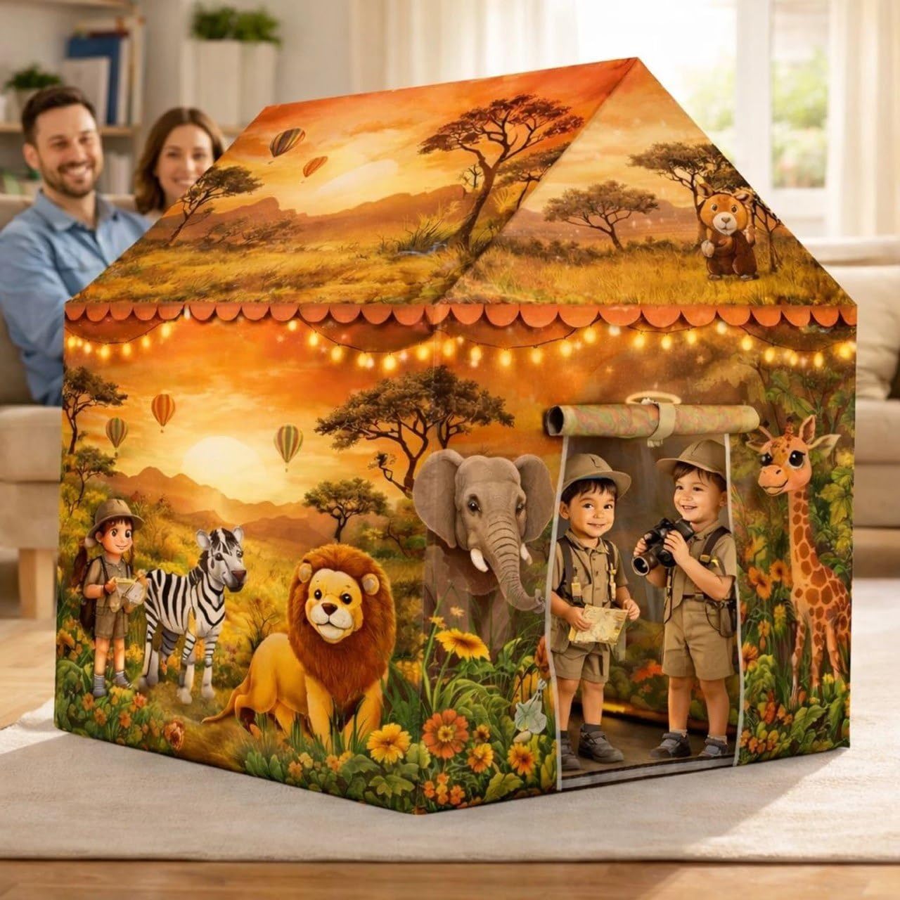 Candy Play Tent House for Kids - Foldable & Fun! -2 Candy Play Tent House for Kids - Foldable & Fun! -2