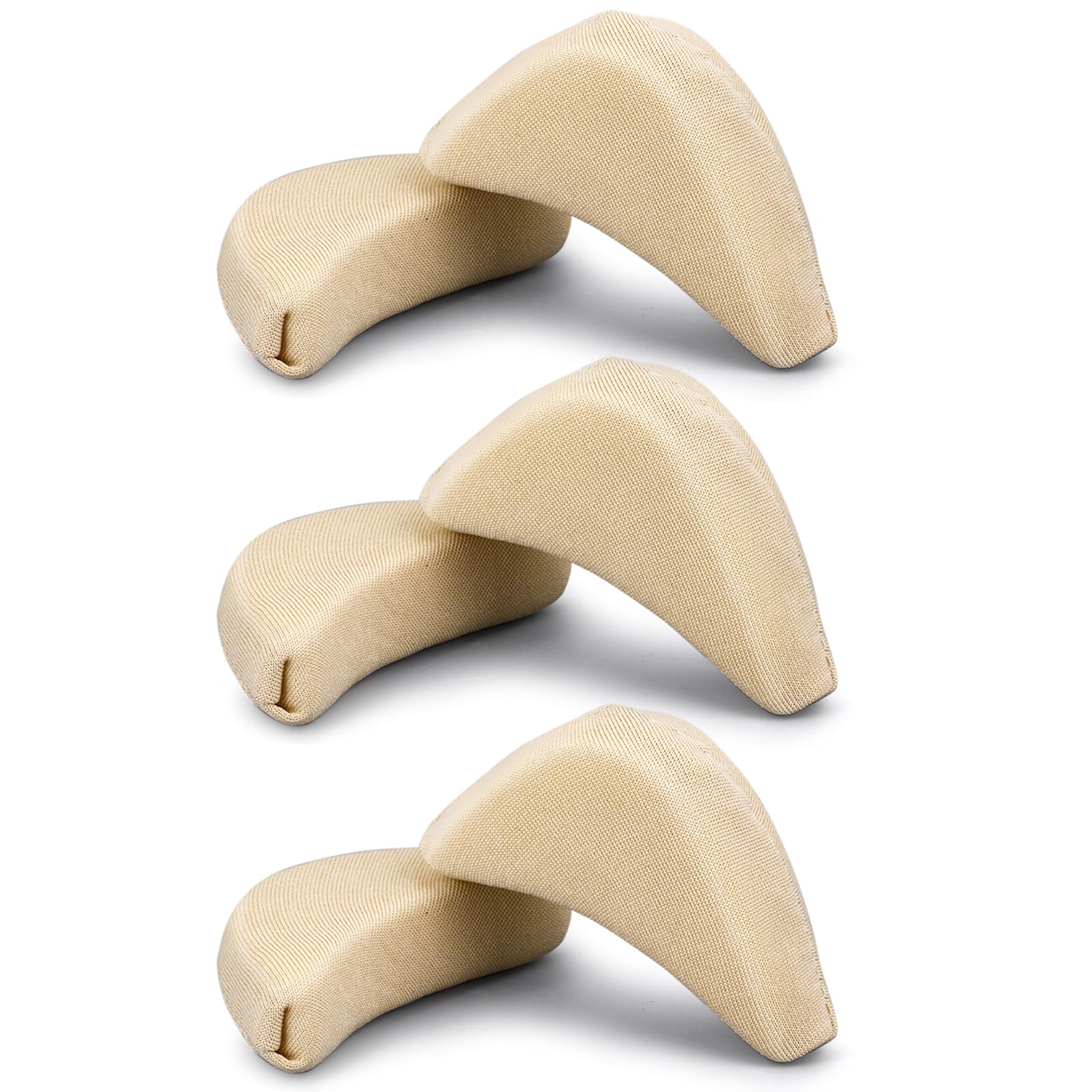 WLLHYF 2 pares de almohadillas ajustables de esponja suave para zapatos, almohadillas unisex para zapatos de tacón alto, alivio del dolor de pies, reutilizables, para hacer que los zapatos grandes se
